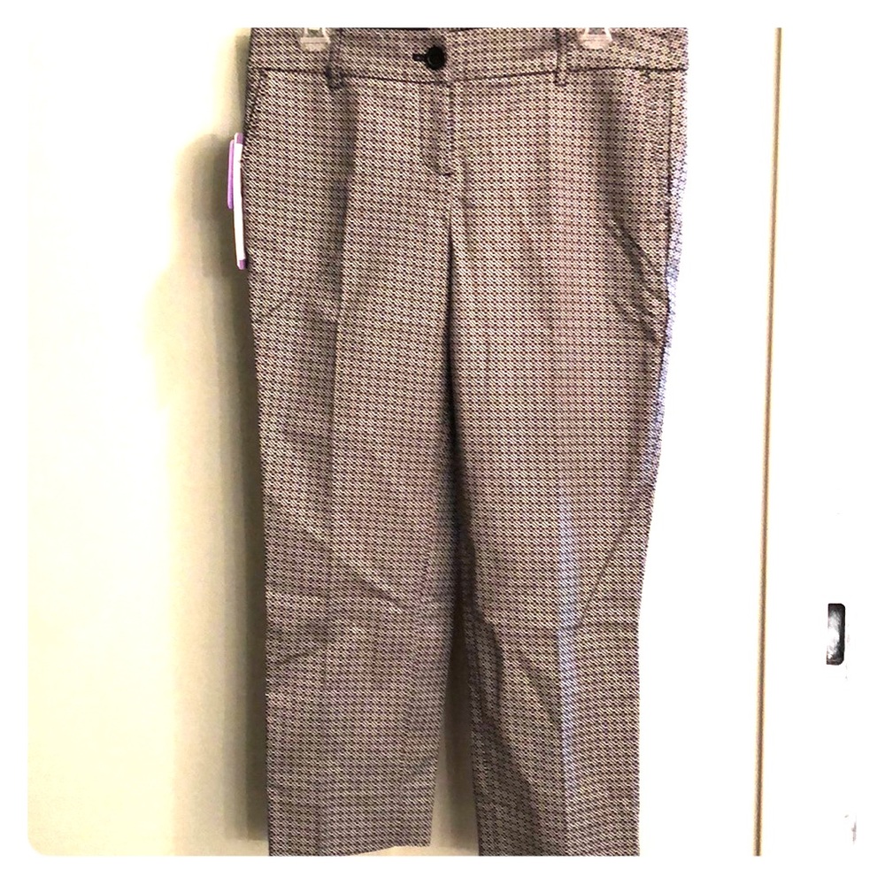Printed Cropped dress pants
